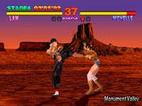 une photo d'Ã©cran de Tekken sur Sony Playstation